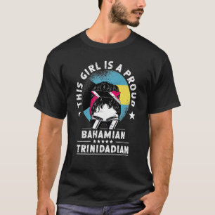 Camiseta Bandeira das Bahamas Trinidad&Tobago Mulheres Cres
