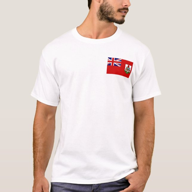 Camiseta bandeira das Bermudas (Frente)