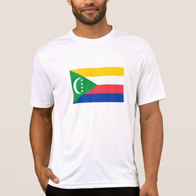 Camiseta Bandeira das Comores (Frente)