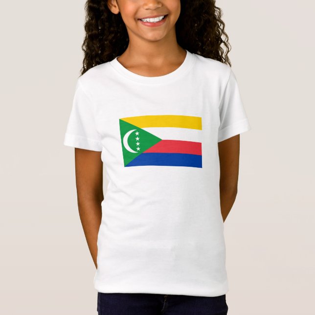 Camiseta Bandeira das Comores (Frente)