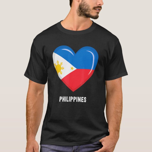 Camiseta Bandeira das Filipinas (Frente)
