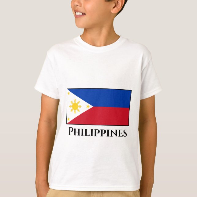 Camiseta Bandeira das Filipinas (Frente)
