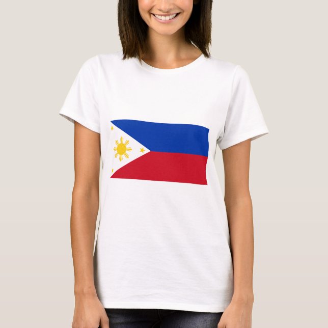 Camiseta Bandeira das Filipinas (Frente)