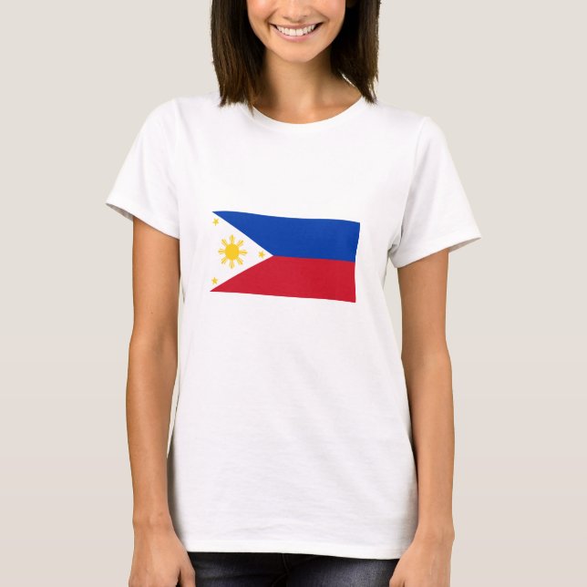 Camiseta Bandeira das Filipinas (Frente)
