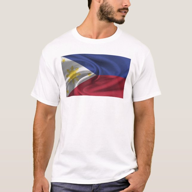 Camiseta Bandeira das Filipinas (Frente)