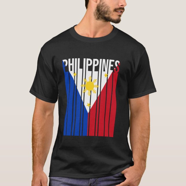 Camiseta Bandeira das Filipinas (Frente)