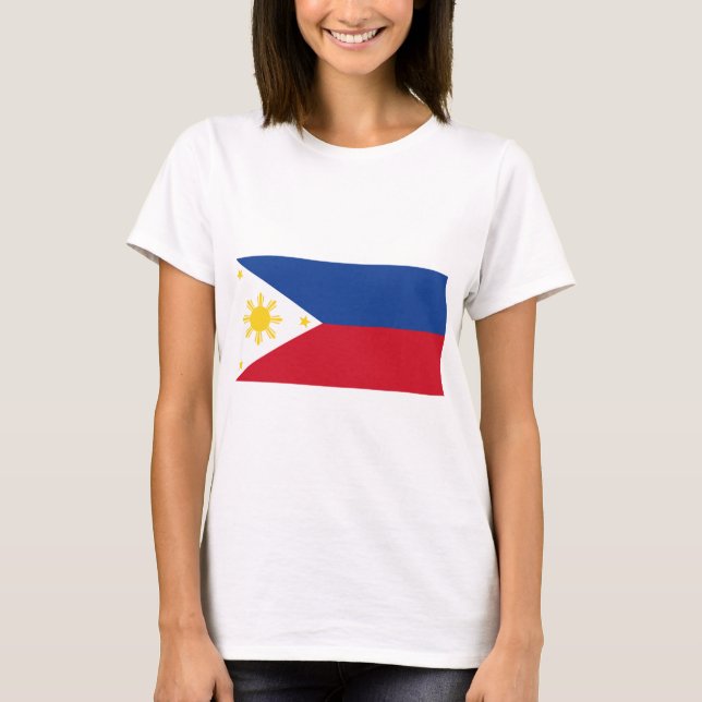 Camiseta Bandeira das Filipinas (Frente)