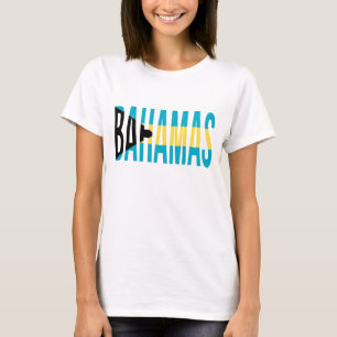 Camiseta Bandeira das Ilhas Bahamas Vacantes