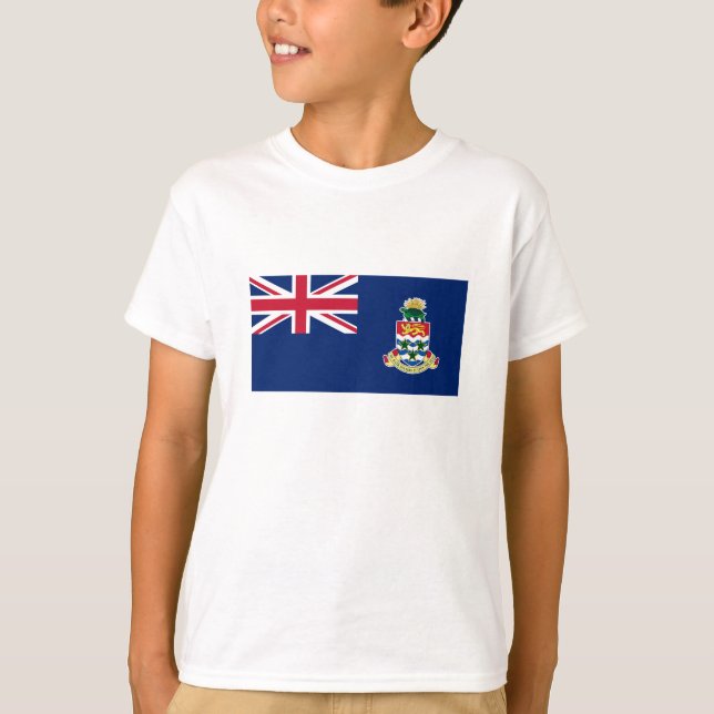 Camiseta Bandeira das Ilhas Cayman (Frente)