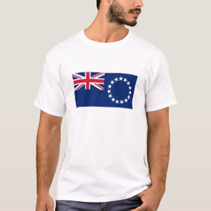 Camiseta Bandeira das Ilhas Cook