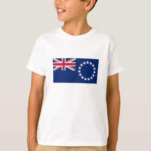 Camiseta Bandeira das Ilhas Cook