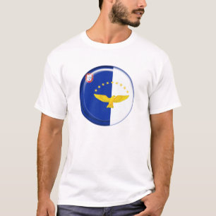 Camiseta Bandeira das ilhas de Açores