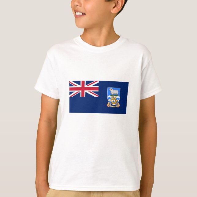 Camiseta Bandeira das Ilhas Falkland (Frente)