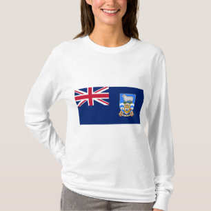 Camiseta Bandeira das Ilhas Falkland (Território Britânico)