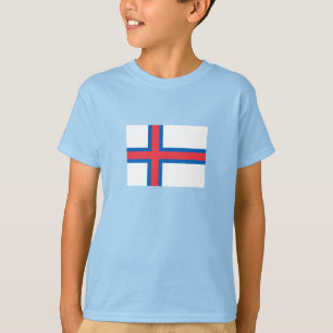 Camiseta Bandeira das Ilhas Faroé