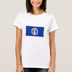 Camiseta Bandeira das Ilhas Marianas do Norte