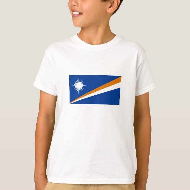 Camiseta Bandeira das Ilhas Marshall (Frente)