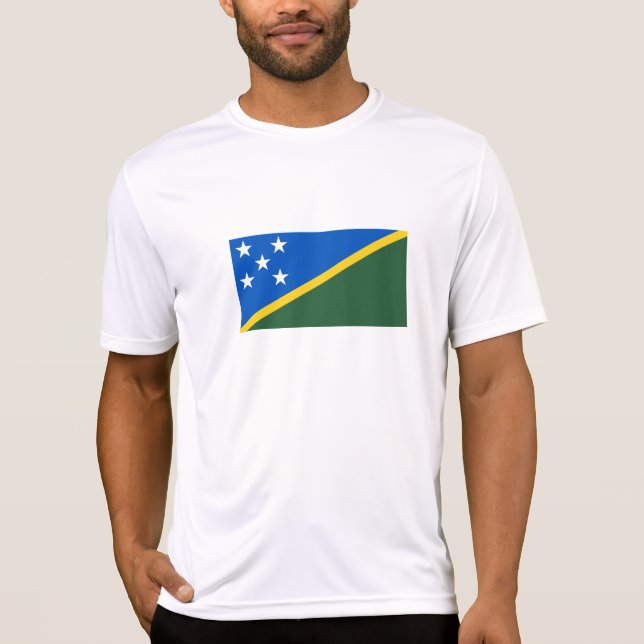 Camiseta Bandeira das Ilhas Salomão (Frente)