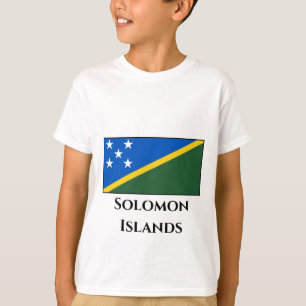 Camiseta Bandeira das Ilhas Salomão