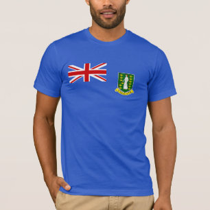 Camiseta Bandeira das Ilhas Virgens Britânicas