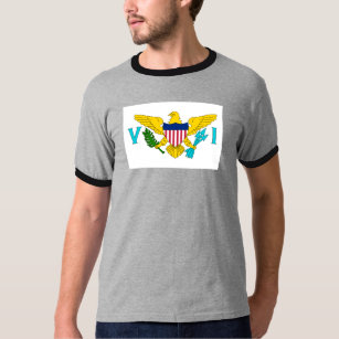 Camiseta Bandeira das Ilhas Virgens dos EUA