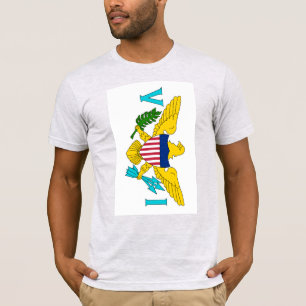 Camiseta Bandeira das Ilhas Virgens dos EUA