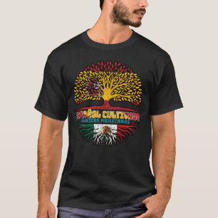 Camiseta Bandeira das Raízes da Árvore Espanhola da Espanha