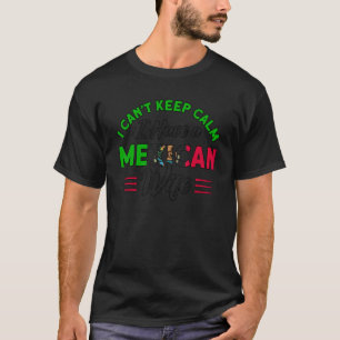 Camiseta Bandeira das Raízes da Esposa Mexicana do Homem Eu