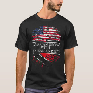 Camiseta Bandeira das Raízes de Trinidad e Tobago