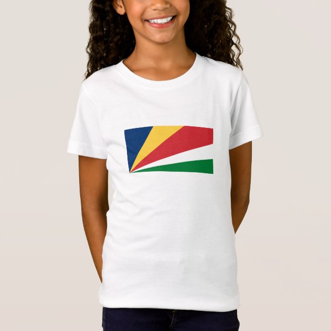 Camiseta Bandeira das Seicheles (Frente)