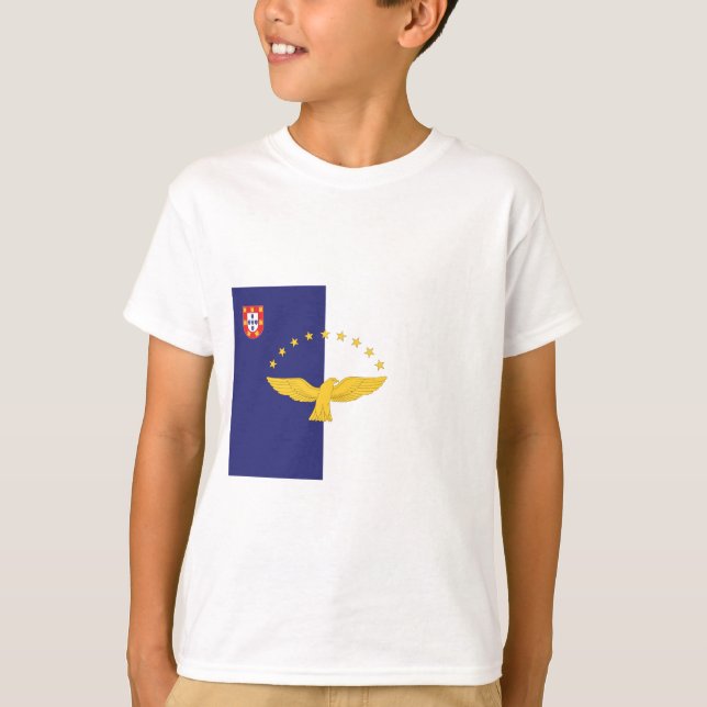 Camiseta Bandeira de Açores (Frente)