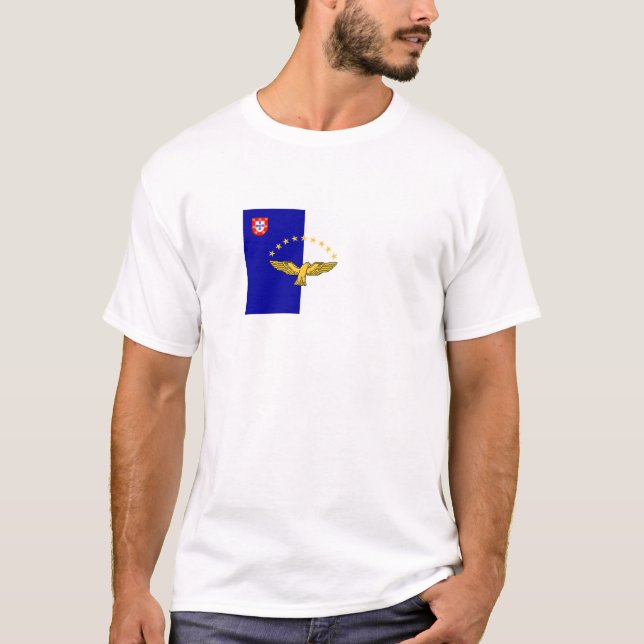 Camiseta bandeira de Açores (Frente)
