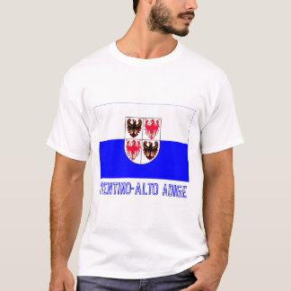 Camiseta Bandeira de Adige do Trentino-Alto com nome