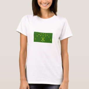 Camiseta Bandeira de Adygea Patriótica