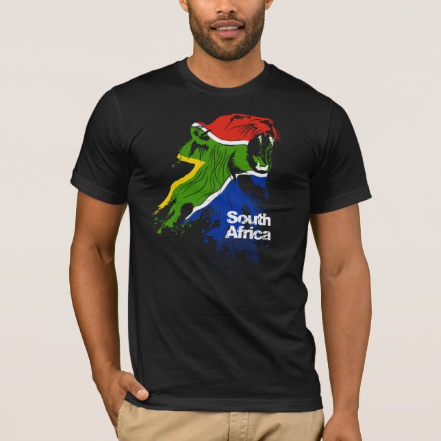 Camiseta Bandeira de África do Sul (Frente)