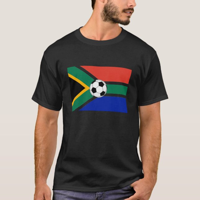 Camiseta Bandeira de África do Sul, Bafana Bafana, t-shirt (Frente)