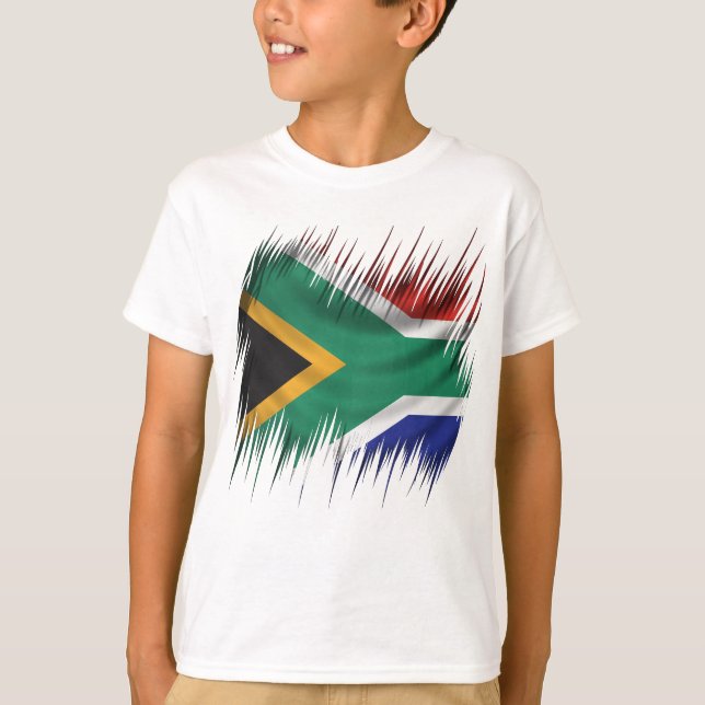 Camiseta Bandeira de África do Sul dos Shredders (Frente)