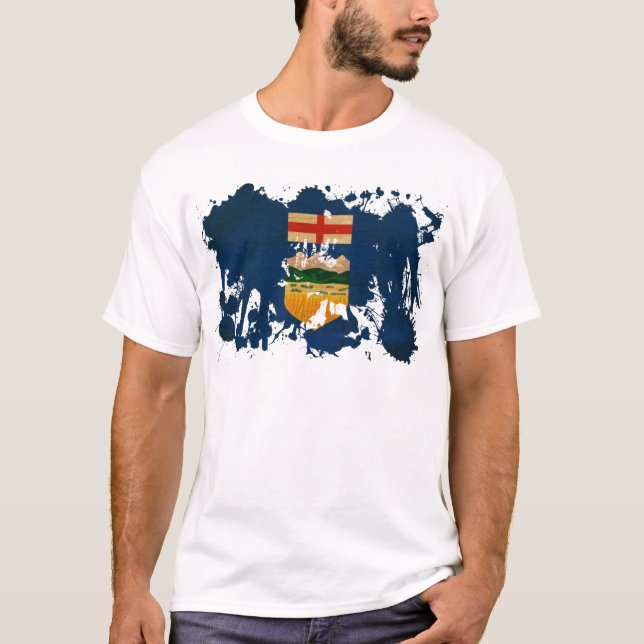 Camiseta Bandeira de Alberta (Frente)