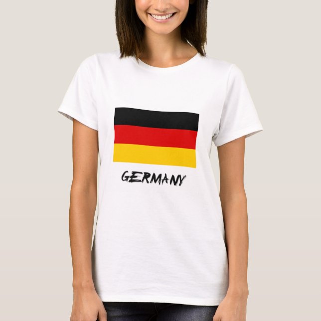 Camiseta Bandeira de Alemanha (Frente)