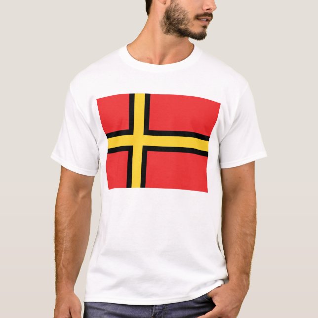 Camiseta Bandeira de Alemanha Ocidental (proposta 1948) (Frente)