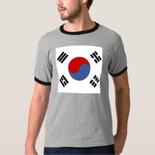 Camiseta Bandeira de alta qualidade de Coreia do Sul