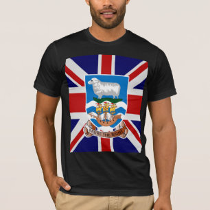 Camiseta Bandeira de alta qualidade de Ilhas Falkland