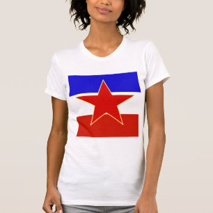 Camiseta Bandeira de alta qualidade de Jugoslávia