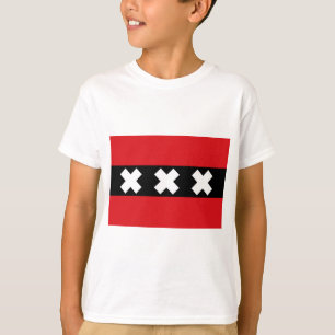 Camiseta Bandeira de Amesterdã