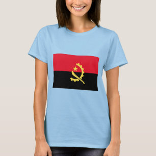 Camiseta Bandeira de Angola
