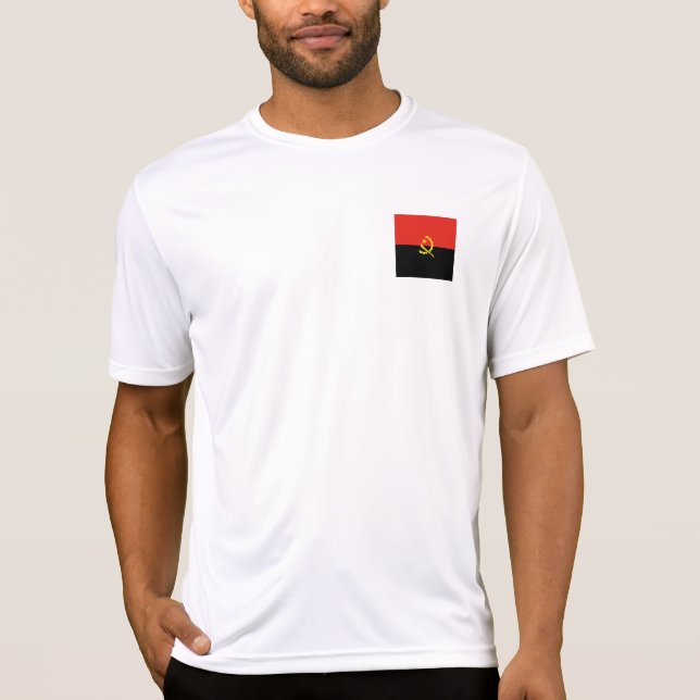 Camiseta Bandeira de Angola (Frente)