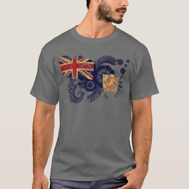 Camiseta Bandeira de Anguilla (Frente)