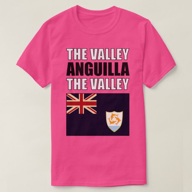 Camiseta Bandeira de Anguilla (Frente do Design)