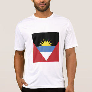 Camiseta Bandeira de Antígua e Barbuda