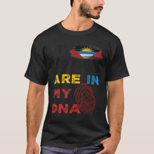 Camiseta Bandeira De Antígua E Barbuda, Antígua, Minhas Raí